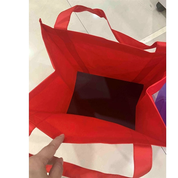 Heavy Duty Shopping Totes w/ Thick Plastic Support Bottom