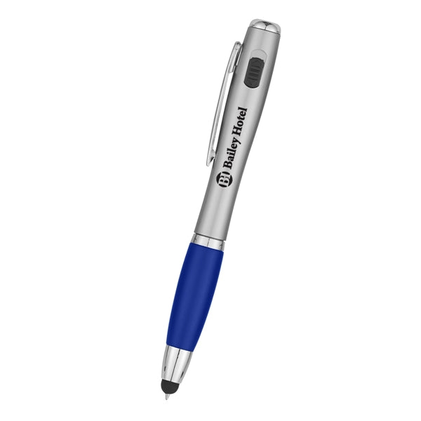 Trio Pen With LED Light And Stylus