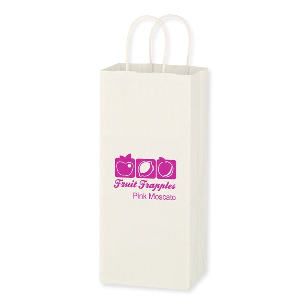 Kraft Paper White Wine Bag - 5.25" x 13"