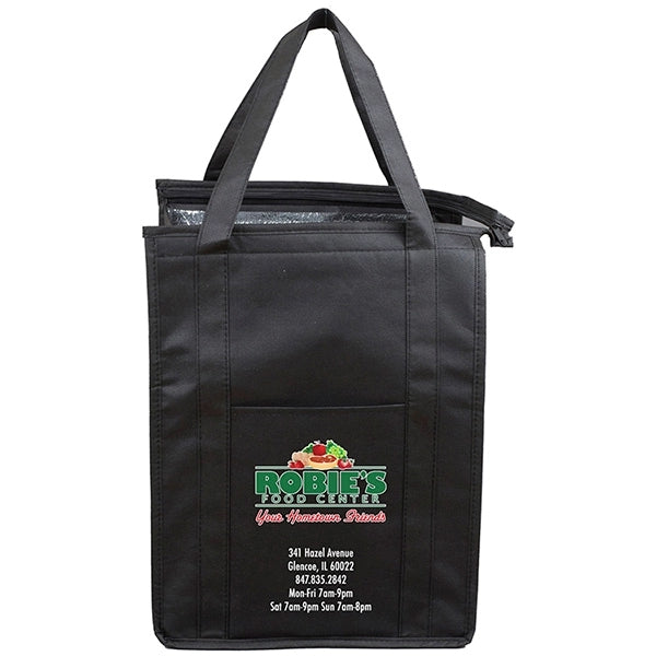 12"W x 16"H x 10"Gusset - "SUPER COOLER" Large Insulated Coo