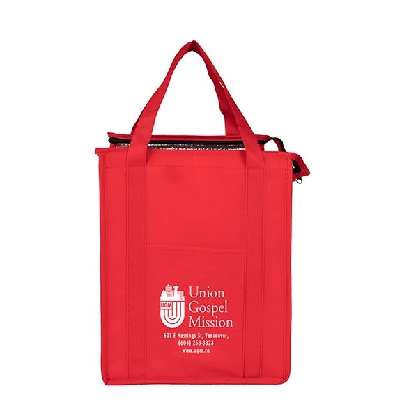 12"W x 16"H x 10"Gusset - "SUPER COOLER" Large Insulated Coo