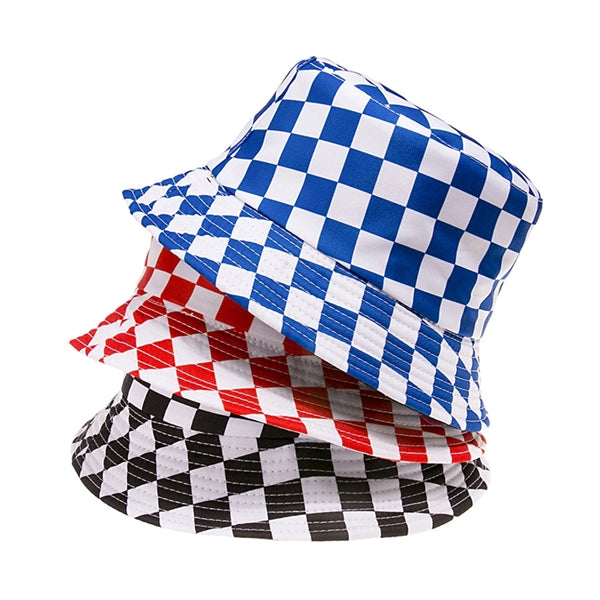 Print Double-Side Reversible Packable Summer Bucket Hat