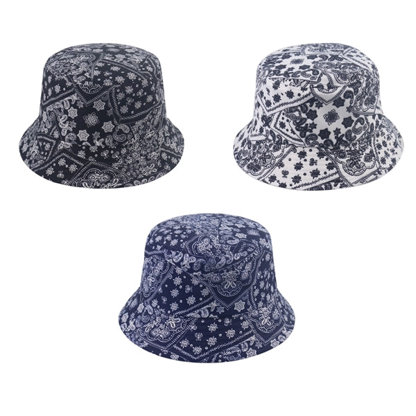 Unisex Print Reversible Bucket Hat