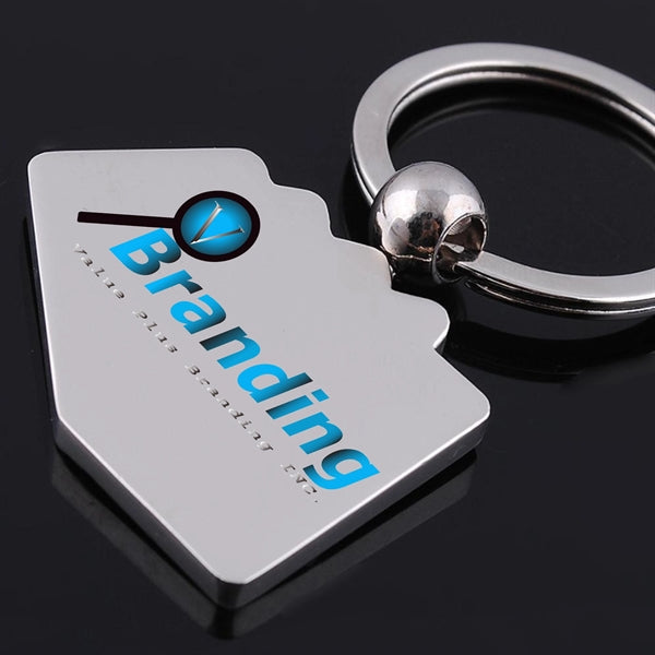 Metal Royal Flush Key Chain