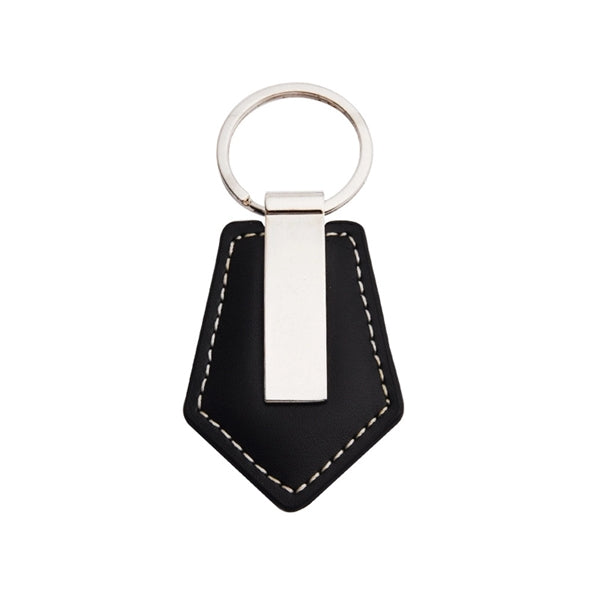Metal Leather Keychain