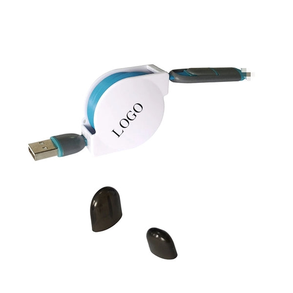 3 in 1 Retractable USB Charging Cable