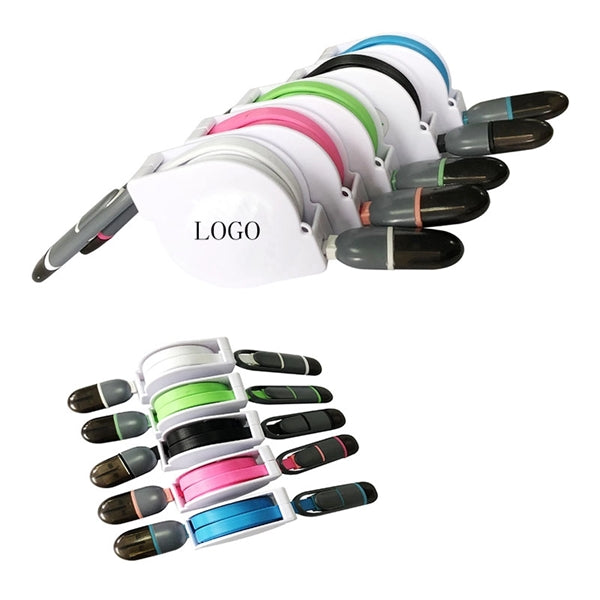 3 in 1 Retractable USB Charging Cable