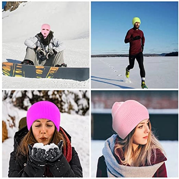 3 Hole Knitted Full Face Cover Winter Ski Mask