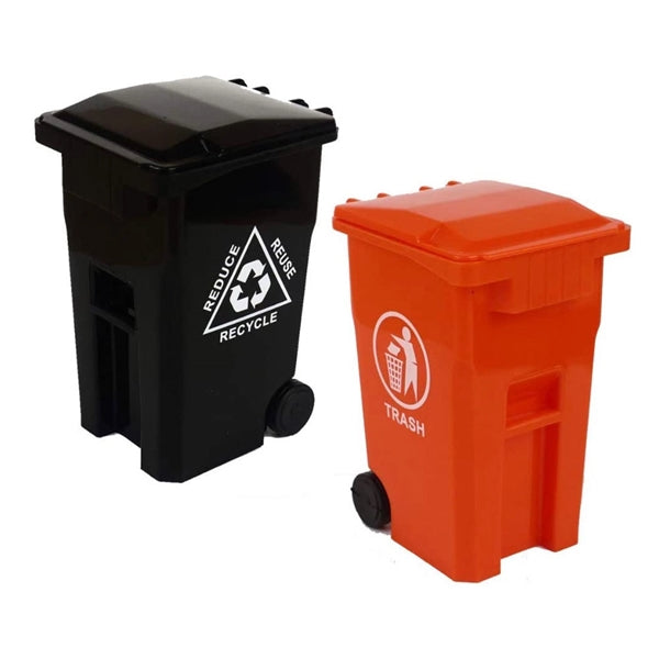 Garbage Can Pen Container Mini Dustbin Pencil Holder