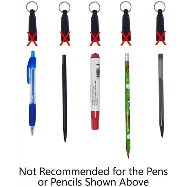 Retractable Badge Reel Pen Holder Anti Lost Rope Keychain
