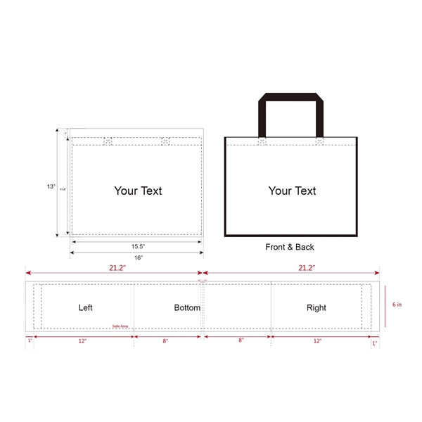 Free Shipping Small Quantity Custom All Sides Laminated Bag