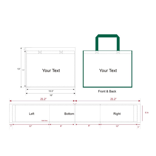 Free Shipping Small Quantity Custom All Sides Laminated Bag