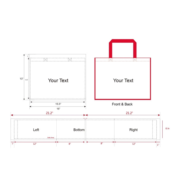 Free Shipping Small Quantity Custom All Sides Laminated Bag