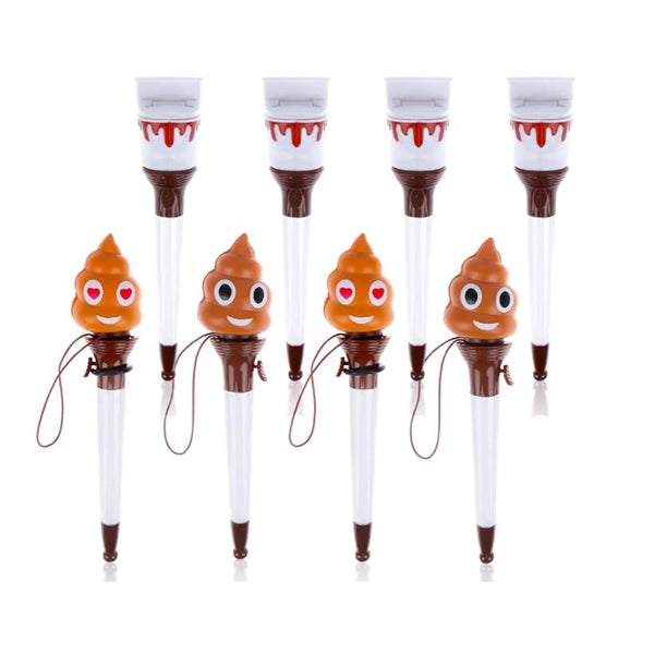 Poop Cartoon Emoji Pen