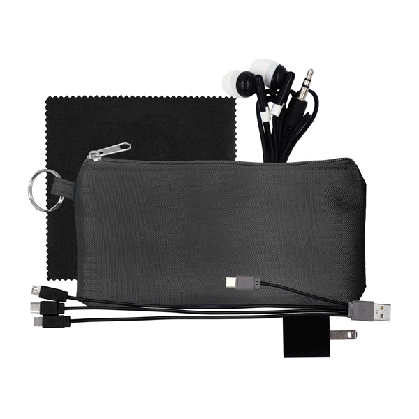 Large Stretchy Wall, Cable, Cloth & Buds Set