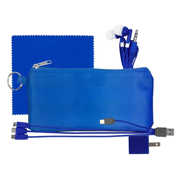 Large Stretchy Wall, Cable, Cloth & Buds Set
