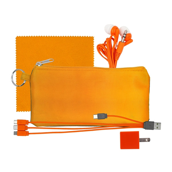 Large Stretchy Wall, Cable, Cloth & Buds Set
