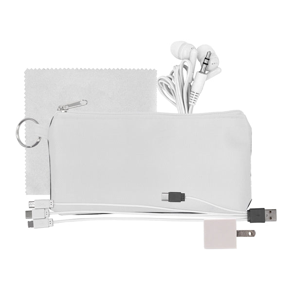 Large Stretchy Wall, Cable, Cloth & Buds Set