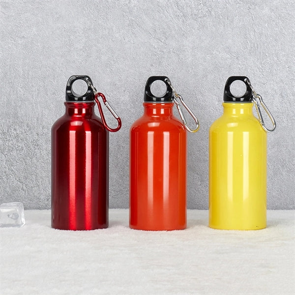 750 Ml (25 Oz.) Aluminum Water Bottle with Carabineer