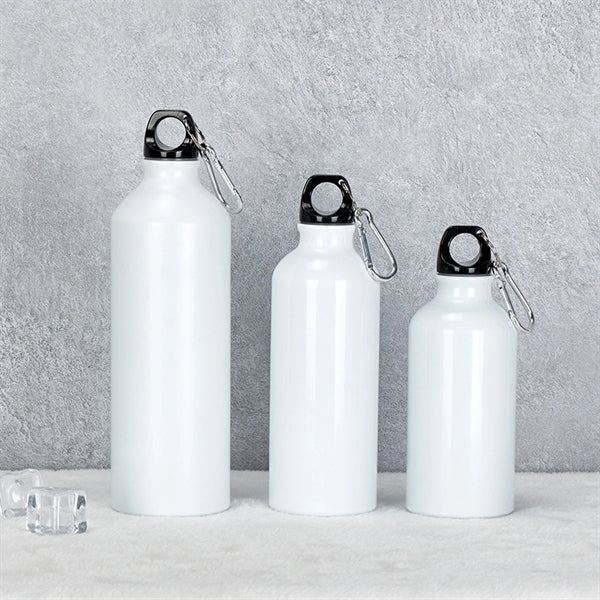 750 Ml (25 Oz.) Aluminum Water Bottle with Carabineer