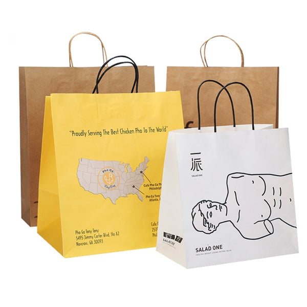 Kraft Paper Gift shipping Bags