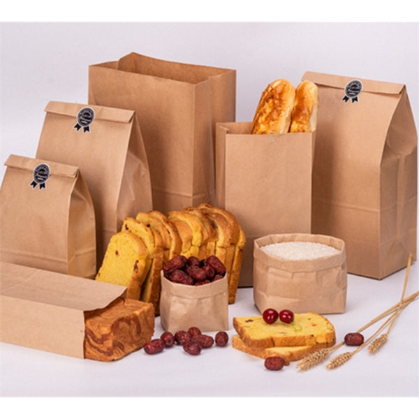 Kraft Brown Paper Grocery Bags CUSTOM YOUR LOGO AND SIZE