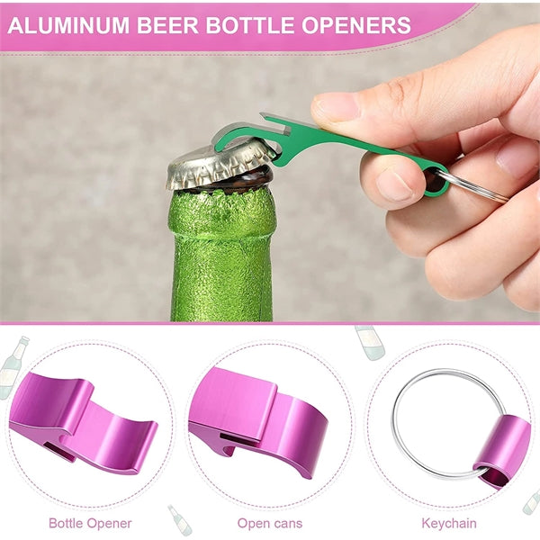 Aluminum Beverage Beer Claw Bottle Opener Keychain