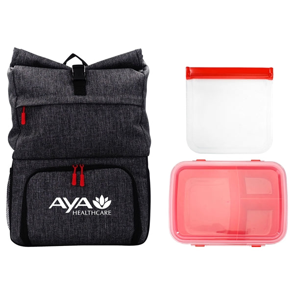 X Line Backpack Cooler Lunch & Sandwich Combo