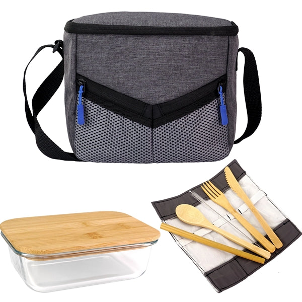Victory Lunch Cooler Bamboo Set