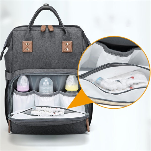 3 in 1 Diaper Bag Backpack with Bassinet Bed Mat Pad