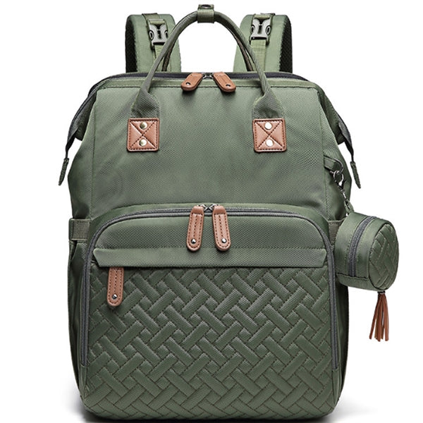 3 in 1 Diaper Bag Backpack with Bassinet Bed Mat Pad