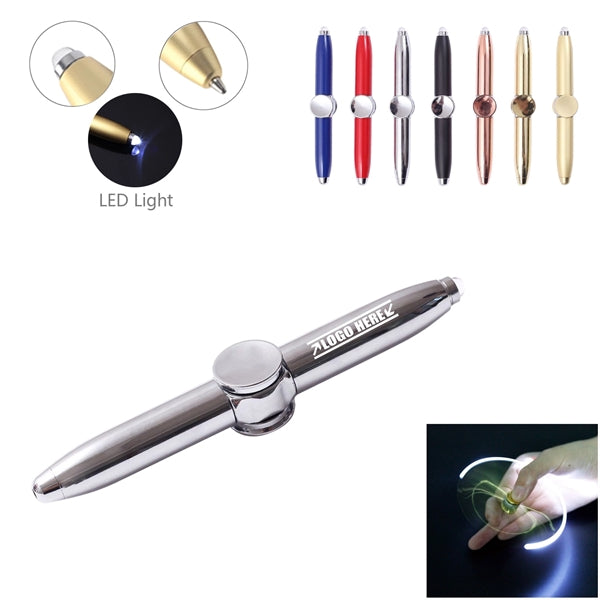 Spinner LED Light Metal Pen