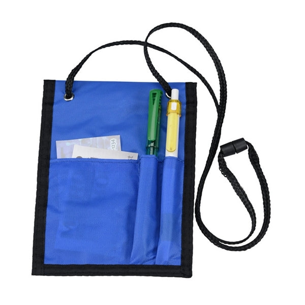 Tradeshow Neck ID Wallet Badgeholder with Lanyard