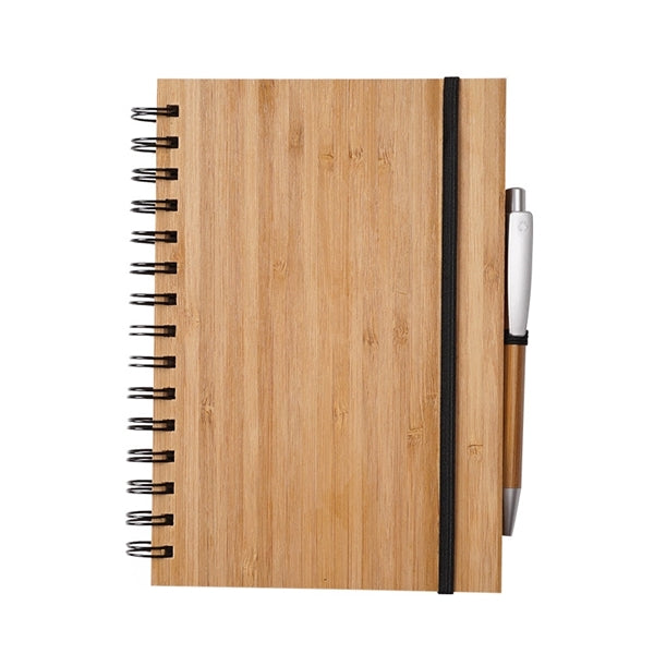 Bamboo Notebook And Pen