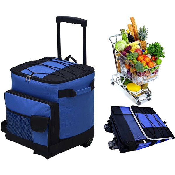 Rolling Cooler Bag with Wheels-40bl