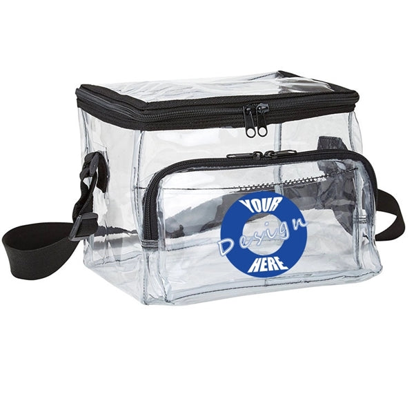 Clear PVC Plastic See Through Lunch Bag