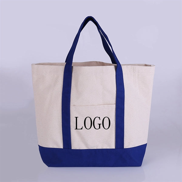 Premium Canvas Tote Bags With Front Pocket
