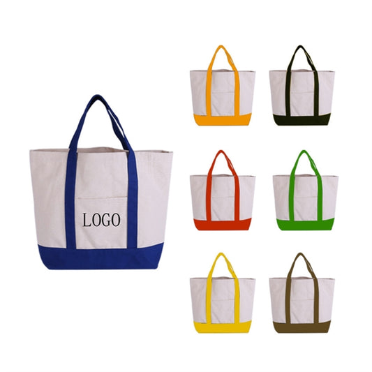 Premium Canvas Tote Bags With Front Pocket