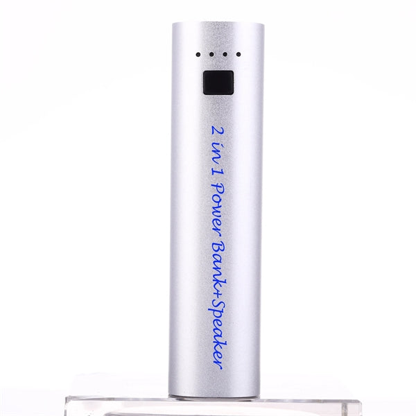 4000mah Power Bank with Bluetooth Speaker and LED Light