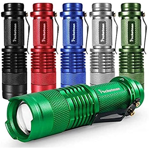 Adjustable Focus Zoomable Flashlight