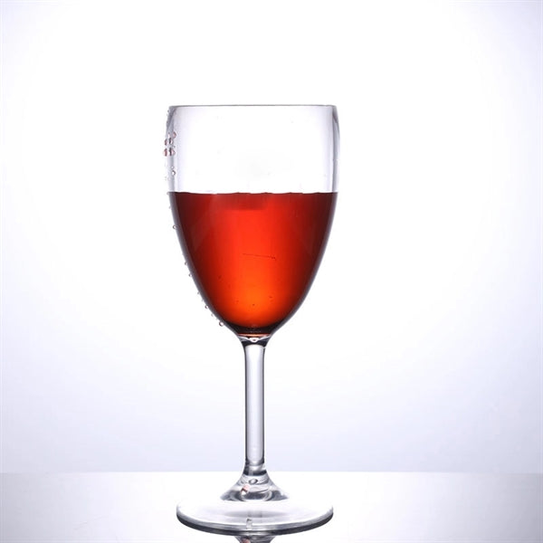 13OZ Plastic White Wine Glasses