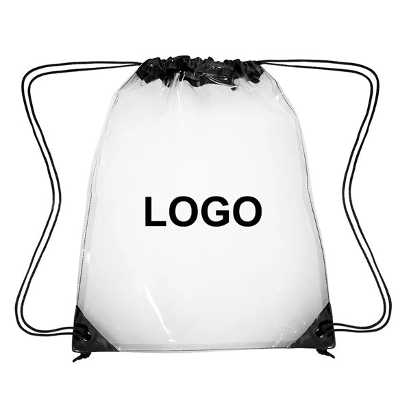 Clear Drawstring Bag For Stadiums Sporting Events