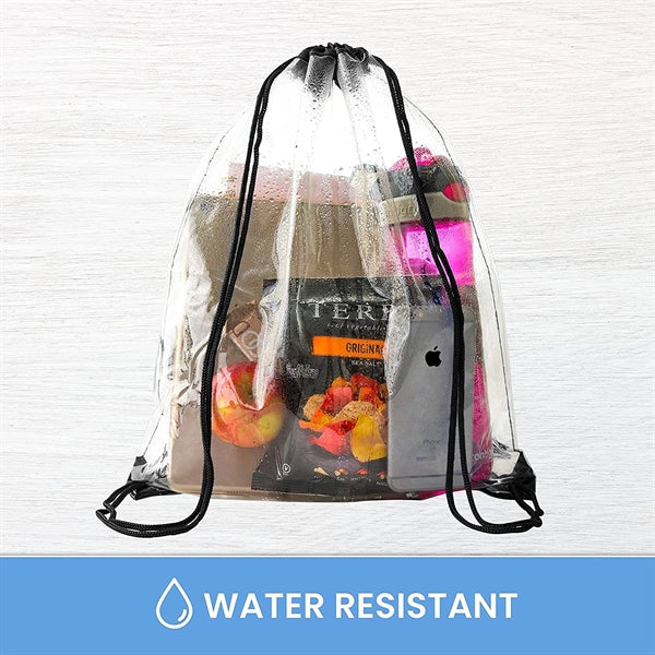 Clear Drawstring Bag For Stadiums Sporting Events