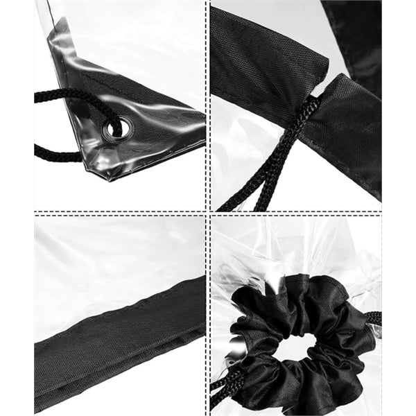 Clear Drawstring Bag For Stadiums Sporting Events