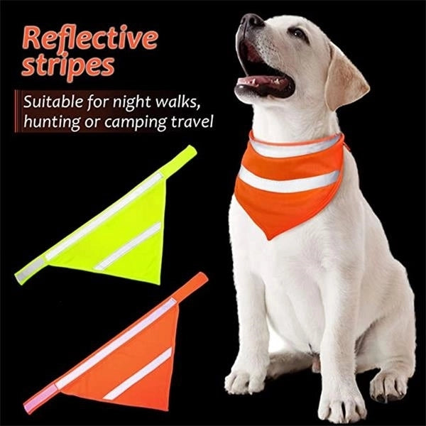 Dog Reflective Scarf Safety Pet Bandana