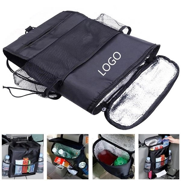 Car Cooler Bag Organizer Insulated Seat Back