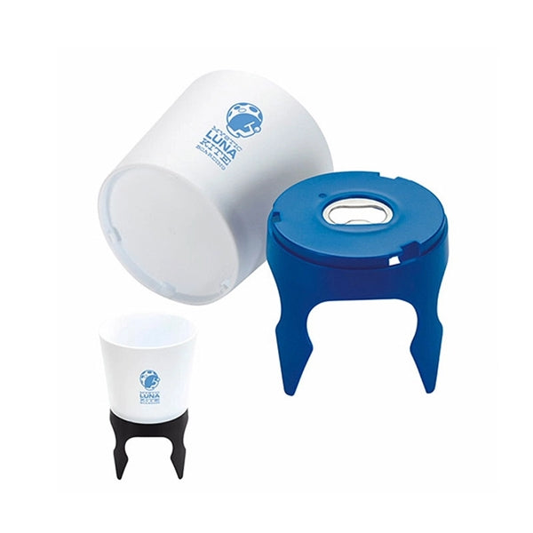 Beach Drink Cup Holder With Bottle Opener