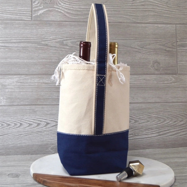 OEM Canvas Wine Tote Bag