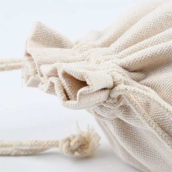 Large Cotton Draw String Bags - 15" x 9.5"