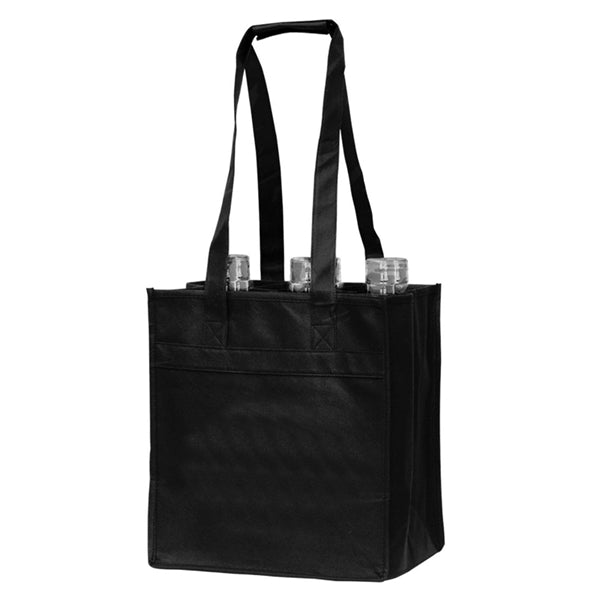 6 Bottle Wine Carrier Tote Bag